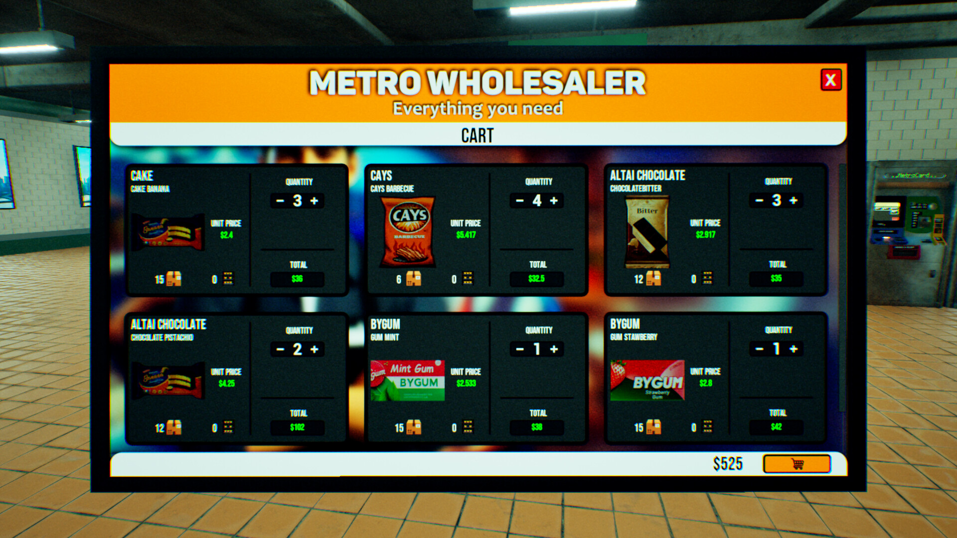 Metro Mini Market Simulator PC Steam CD Key