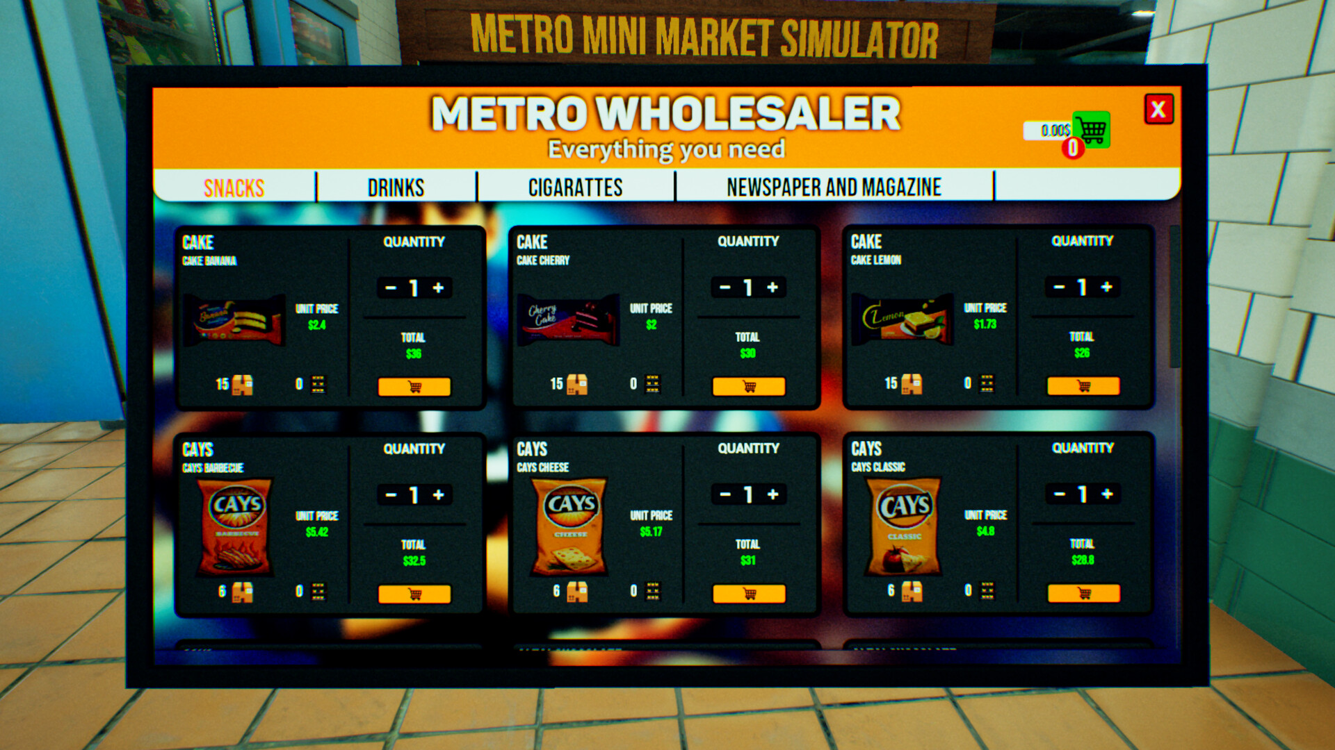 Metro Mini Market Simulator PC Steam CD Key
