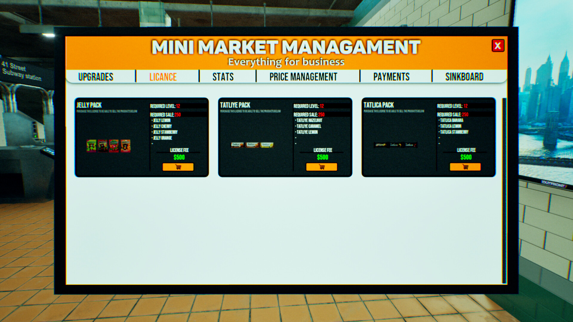 Metro Mini Market Simulator PC Steam CD Key