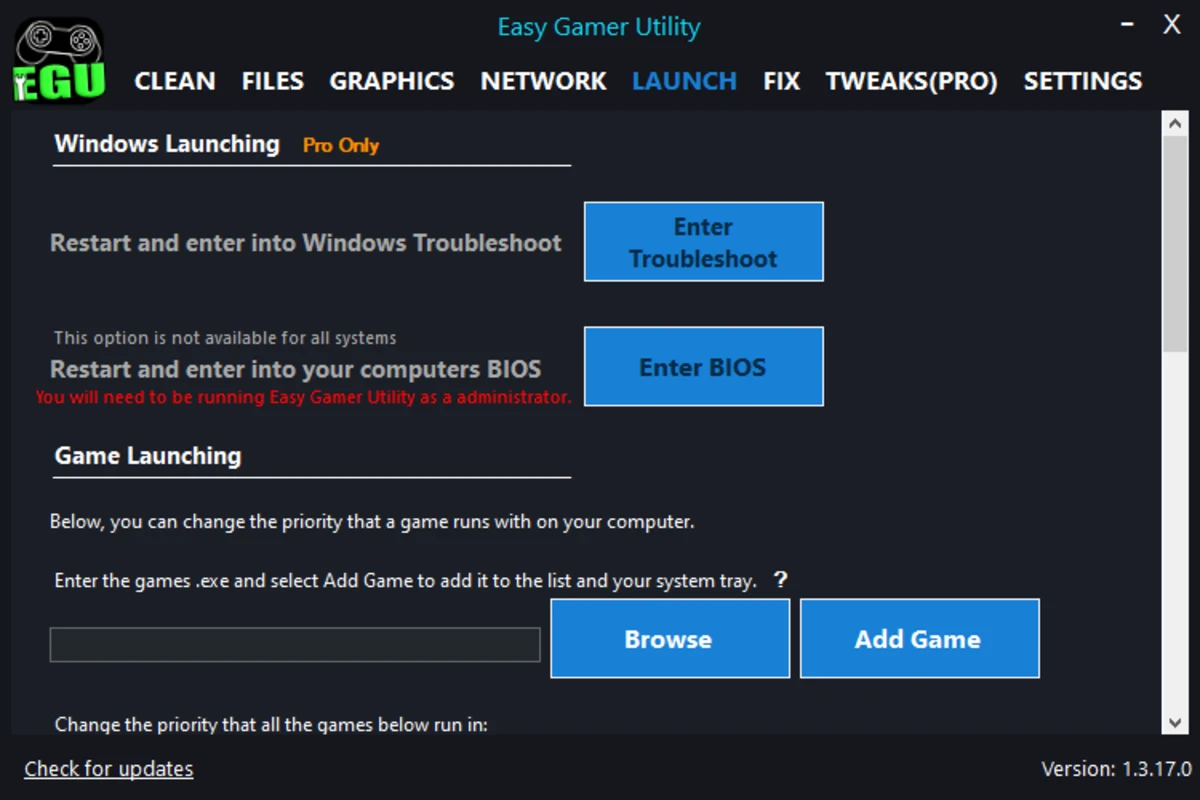 Easy Gamer Utility Pro Key (Lifetime / 1 Device)