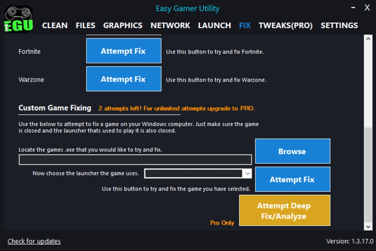 Easy Gamer Utility Pro Key (Lifetime / 1 Device)