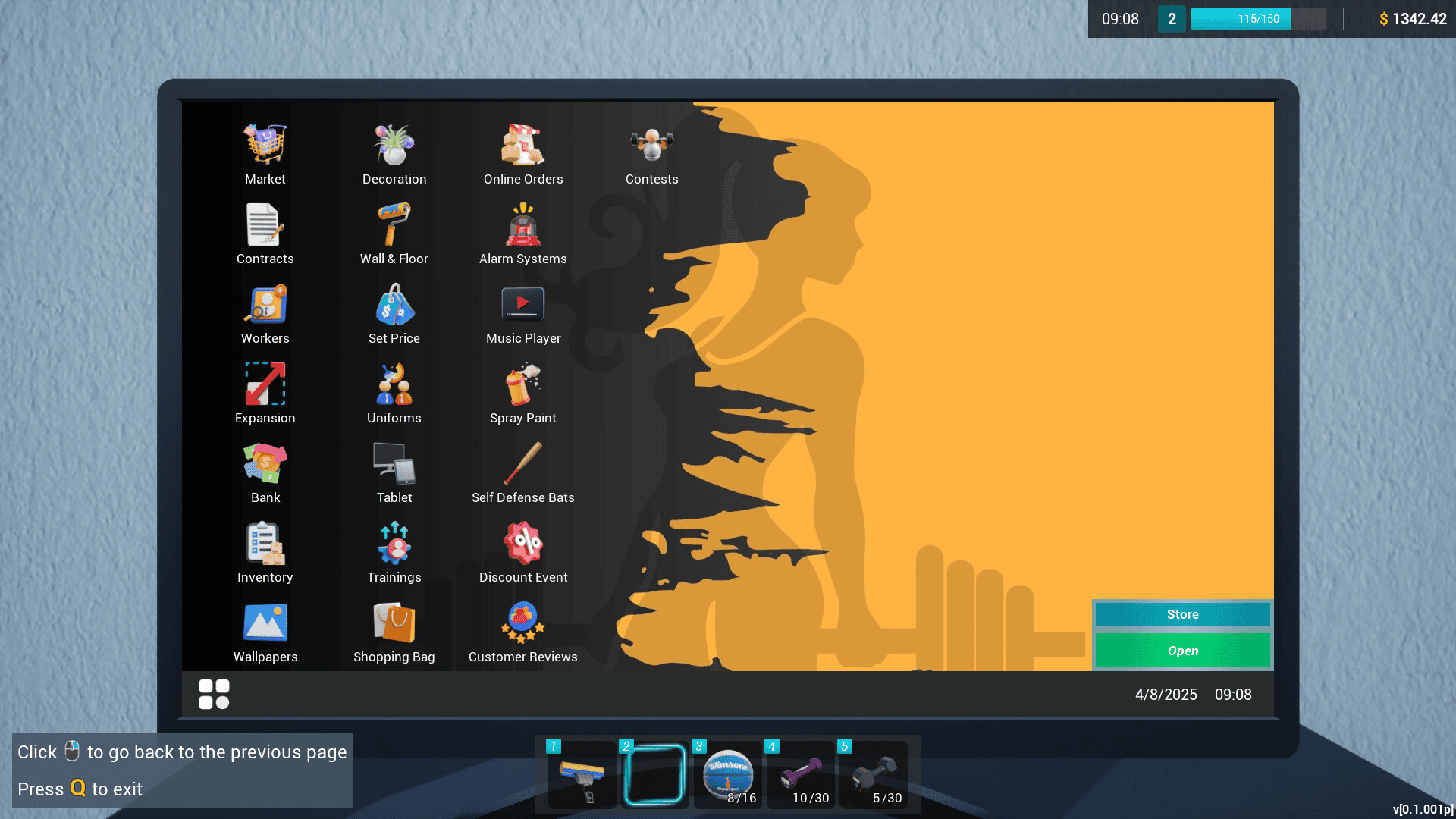 Sporting Goods Shop PC Steam Account