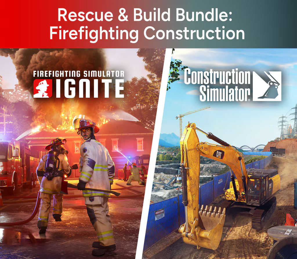 Rescue & Build Bundle: Firefighting Construction Xbox Series X|S / PC 