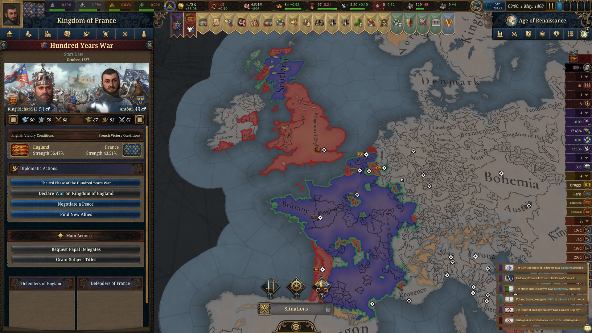 Europa Universalis V EU PC Steam CD Key