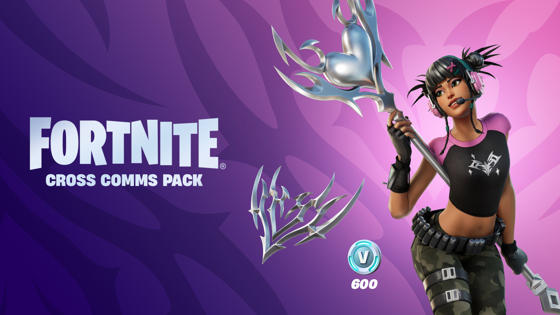 Fortnite - Cross Comms Pack + 600 V-Bucks Challenge DLC AR XBOX One / Xbox Series X|S CD Key