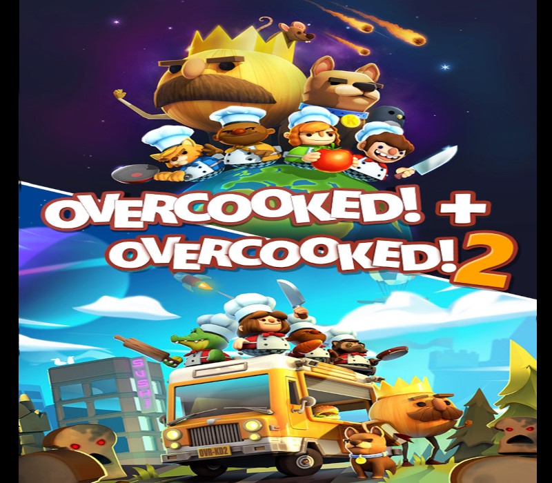Overcooked! + Overcooked! 2 EU XBOX One CD Key