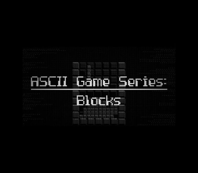 ASCII Game Series: Blocks Steam CD Key