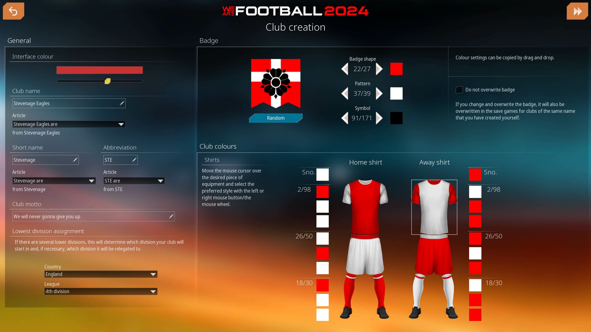 WE ARE FOOTBALL 2024 Steam Account