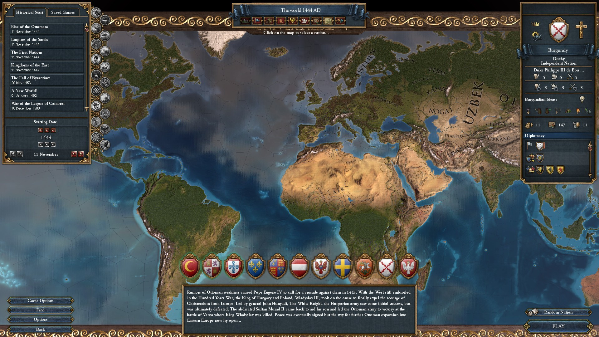 Europa Universalis IV: Starter Pack PC Steam Account